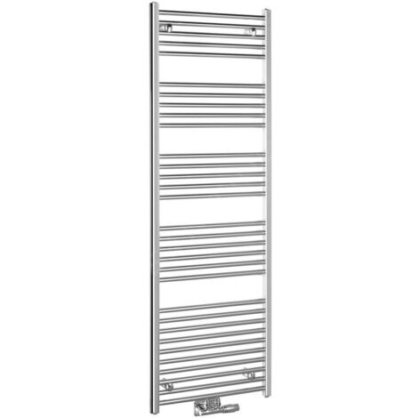 Aqualine Alya - Sèche-serviettes 179 x 60 cm, 614 W, chrome LLS306