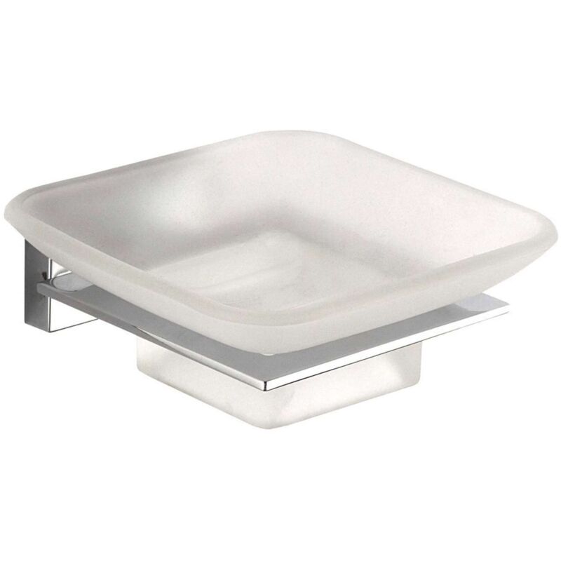 Apollo - Porte - savon avec support, verre mat 1416-02 - Aqualine