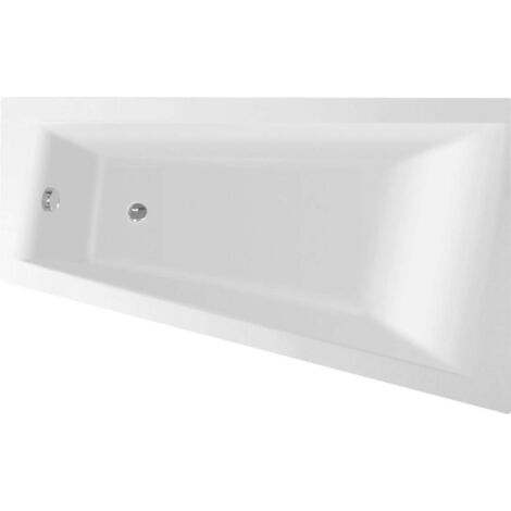 Aqualine Badewannen - Badewanne METUJE, 160x100x42 cm, rechts, weiß G2611