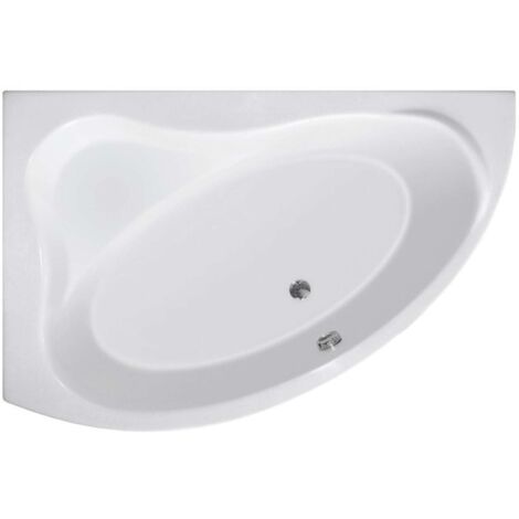 Aqualine Badewannen - Orava-Badewanne 148x90x38 cm, links, weiß G1590