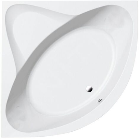 Aqualine Baignoires - Baignoire d'angle DYJE, 1500x1500x420 mm, blanc A1550
