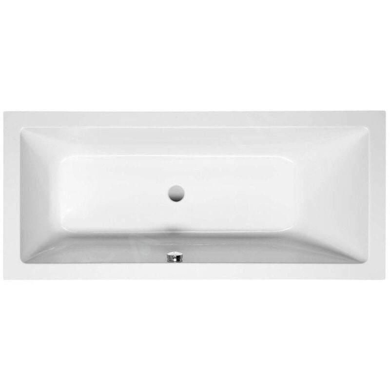 Aqualine Baignoires - Baignoire rectangulaire NISA, 1700x750x420 mm, blanc A1775