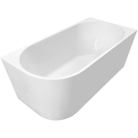 Aqualine Bañeras - Bañera esquinera 170x80 cm, variante derecha, blanco E1015
