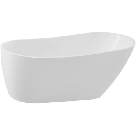 Aqualine Bañeras - Bañera exenta Tisa, 170x80 cm, blanca E1780