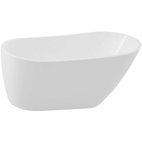 Aqualine Bañeras - Bañera independiente Tisa 150x75 cm, blanco E1575