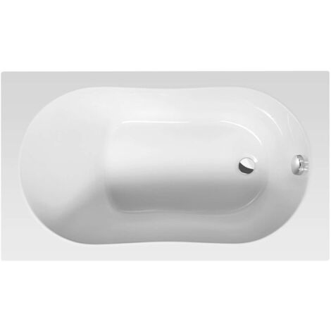 Aqualine Bañeras - Bañera Jizera, 120x70x39 cm, blanca G1270