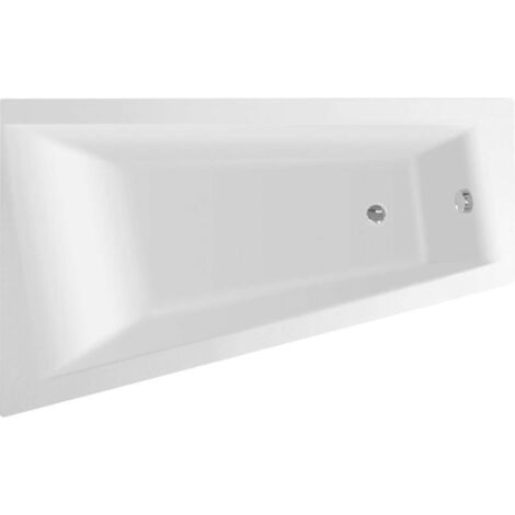 Aqualine Bañeras - Bañera METUJE, 160x100x42 cm, izquierda, blanco G2610