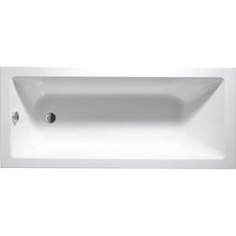 Aqualine Bañeras - Bañera rectangular DOUBRAVA, 160x70x42 cm, blanca A1670