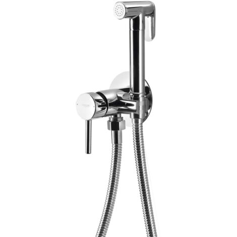Aqualine Bidet - Miscelatore ad incasso per bidet, con doccetta, cromo SK302