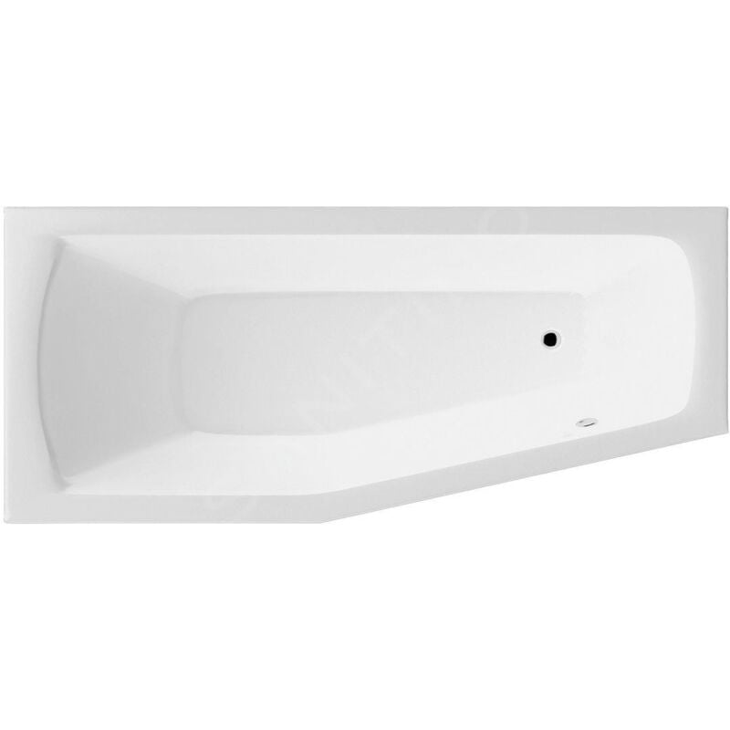 Aqualine - Céramique - Baignoire Opava 1700x700x440 mm, gauche, blanc C1770