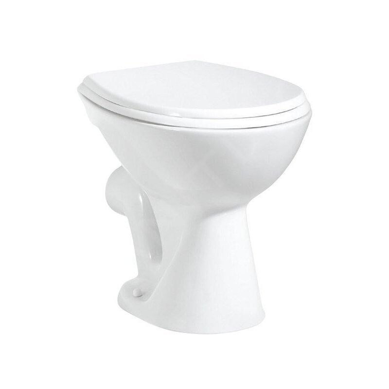 Céramique - wc à poser, évacuation par arrière, blanc TP330 - Aqualine