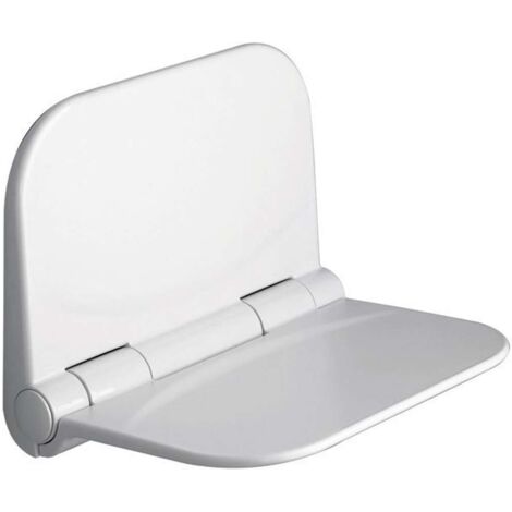 Aqualine Dino - Asiento de ducha plegable, blanco DI82