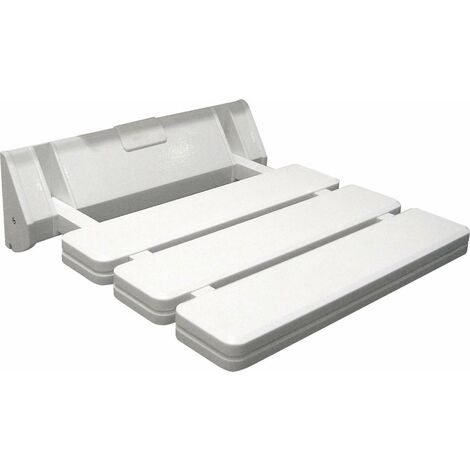 Aqualine Docce - Sedile doccia pieghevole, bianco AE357