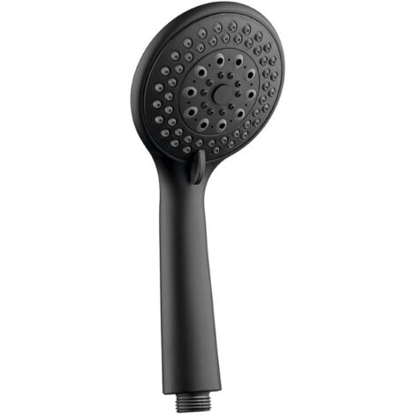 Aqualine Douches - Pomme de douche, 3 jets, noir mat SC106