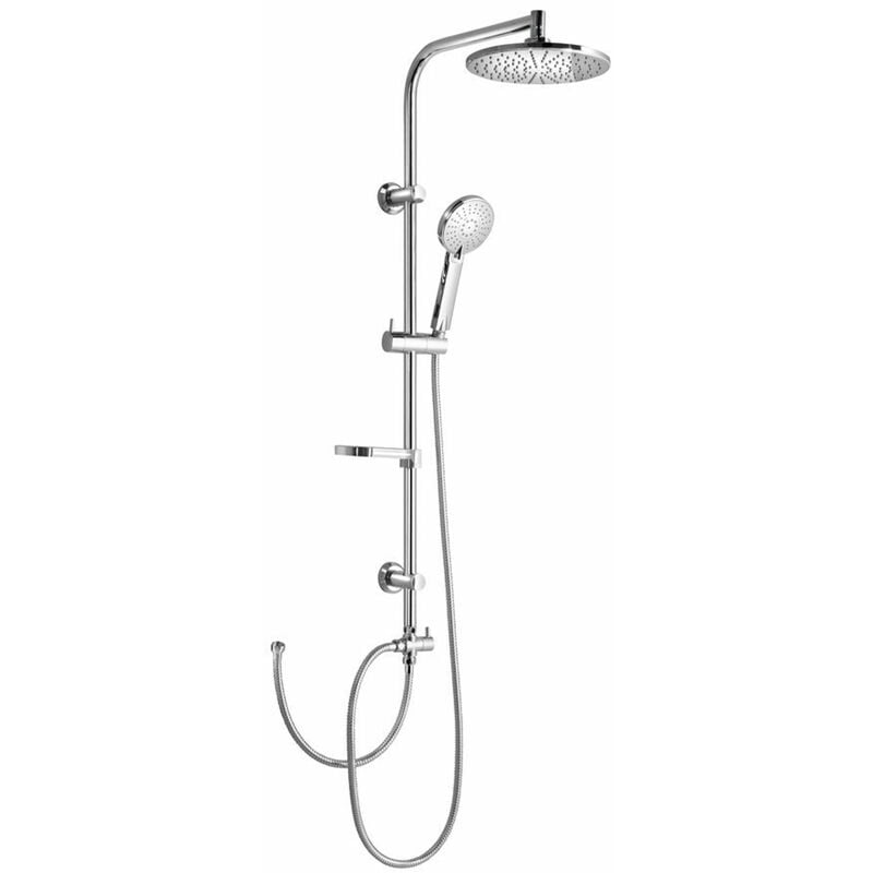 Douches - Set de douche Zara sans mitigeur, 22 cm, 1 jet, chrome SL420 - Aqualine