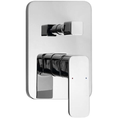 Aqualine Factor - Miscelatore per doccia da incasso, 2 uscite, con corpo, cromo FC642