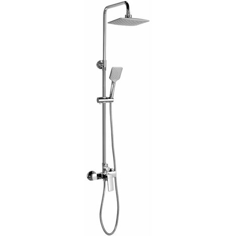Aqualine Factor - Set doccia con miscelatore, uscita inferiore, cromo FC960