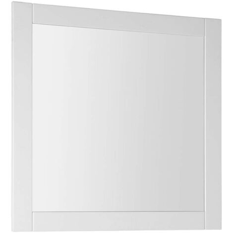 Aqualine Favolo - Espejo 80x80 cm, blanco mate FV080