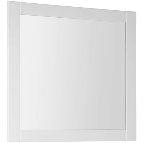 Aqualine Favolo - Specchio 80x80 cm, bianco opaco FV080