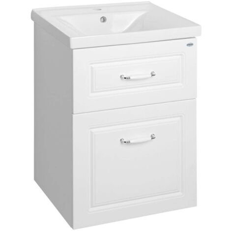 Aqualine Favolo - Waschtischunterschrank 52x73x44 cm, weiß matt FV255
