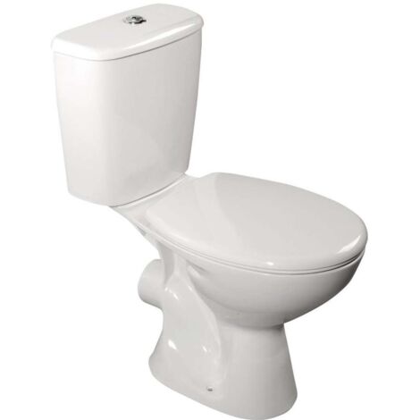Aqualine Juan WC - Taza de inodoro, desagüe trasero, blanco LC2154