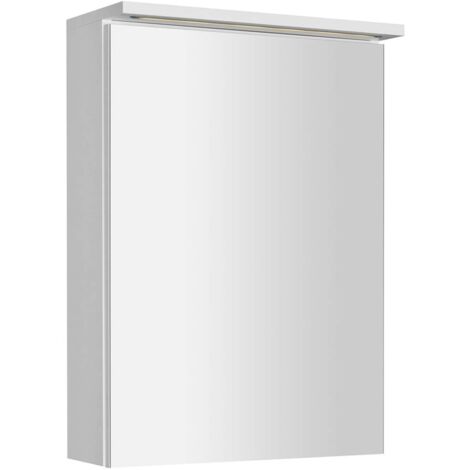 Aqualine KAWA - Spiegelschrank mit LED-Beleuchtung, 50x70x22 cm, weiß WGL50S