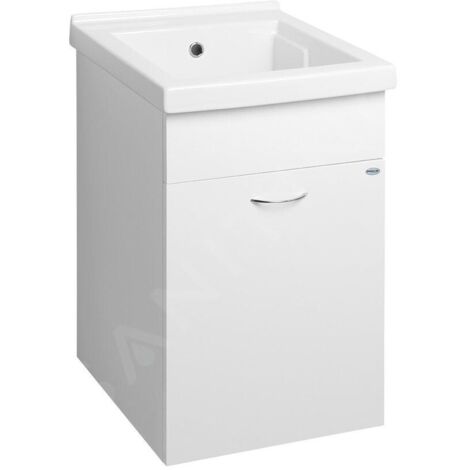 Aqualine Keramia Fresh - Meuble sous évier 430x700x478 mm, blanc 57034