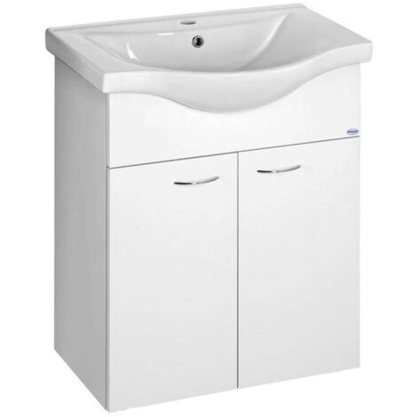 Aqualine Keramia Fresh - Waschtischunterschrank 61x74x34 cm, weiß 50063A
