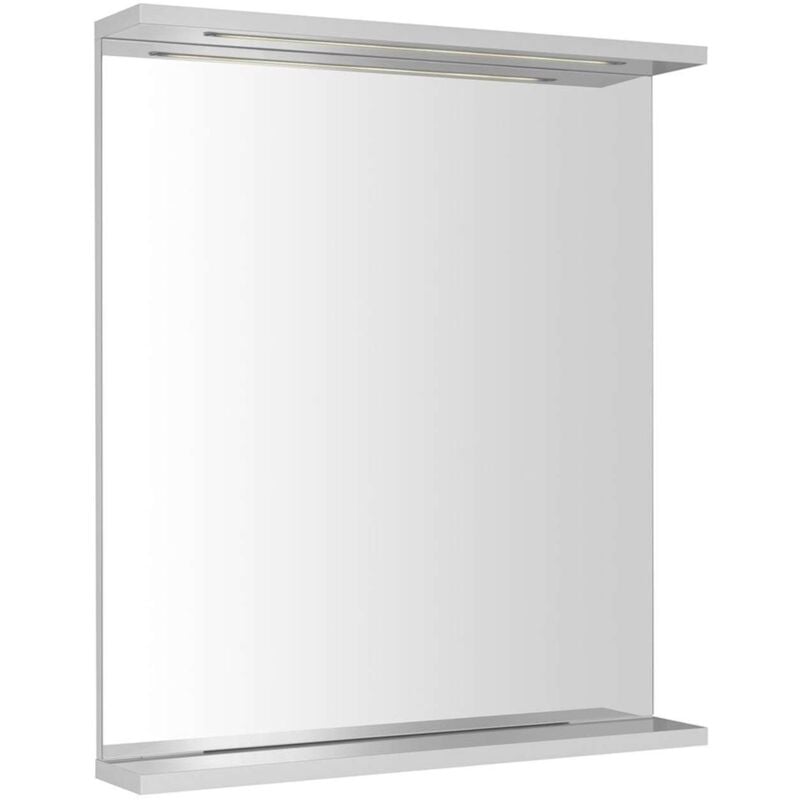 Aqualine Korin - Miroir avec éclairage LED, 60x70 cm, blanc KO390S