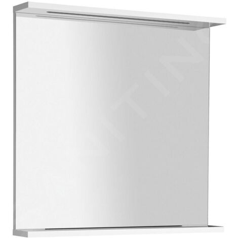Aqualine Korin - Miroir avec éclairage LED, 70x70 cm, blanc KO380S