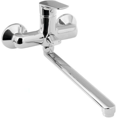Aqualine Lotta - Mitigeur de lavabo/de baignoire, chrome LT640