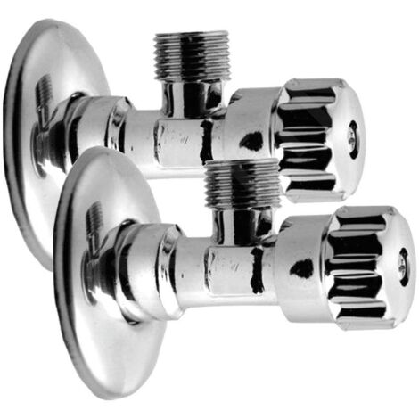 Aqualine Multiturn - Vanne d'angle 1/2x3/8, sans écrou, chromé 5316