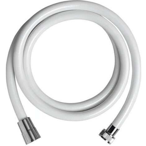 Aqualine Nopel - Flexible de douche, longueur 1500 mm, blanc 11078
