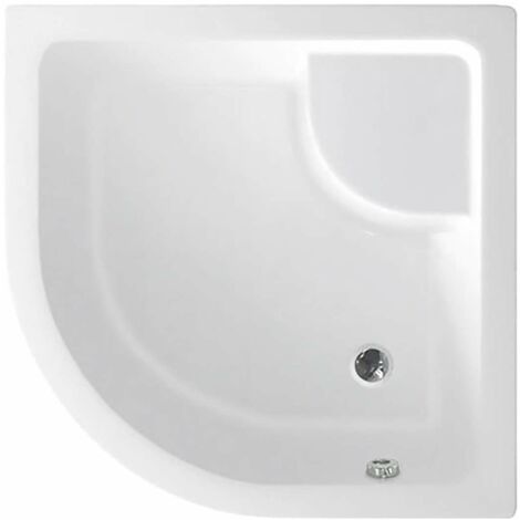 Aqualine Piatti doccia - Piatto doccia 80x80x28 cm, con piedini di supporto, R550, bianco C83