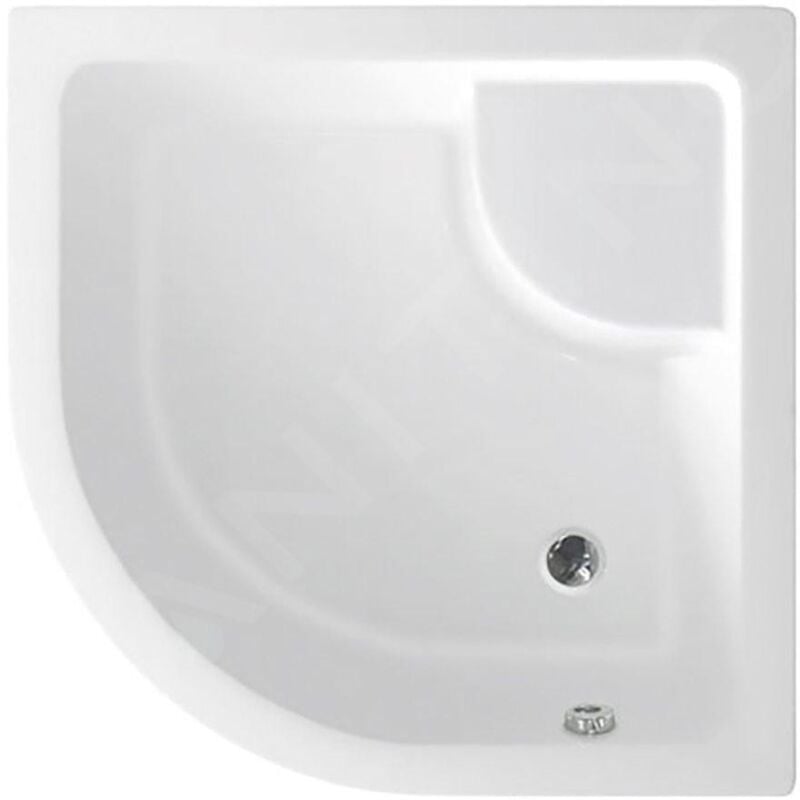 Receveurs - Receveur de douche 900x900 mm, avec pieds, R550, blanc C93 - Aqualine