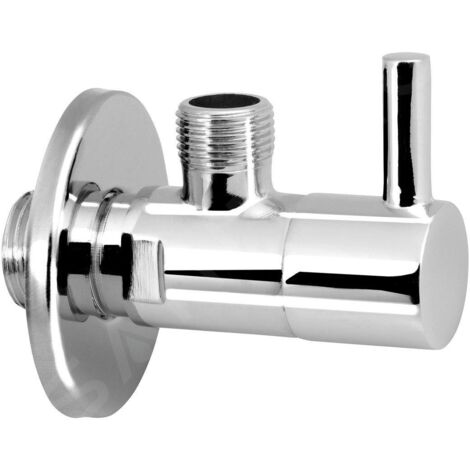 Aqualine Robinets d’angle - Vanne d'angle 1/2 "x3/8", sans écrou, chromé 5317