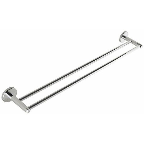 Aqualine Samba - Porte-serviette double 60 cm, chrome SB111
