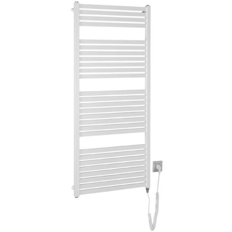 Aqualine Scaldasalviette - Scaldasalviette Tondi-E 60x133 cm, 600 W, bianco DE480T