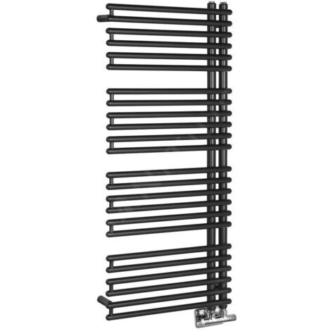 Aqualine Tubini - Sèche-serviettes 496x1126 mm, 529 W, anthracite DC305T