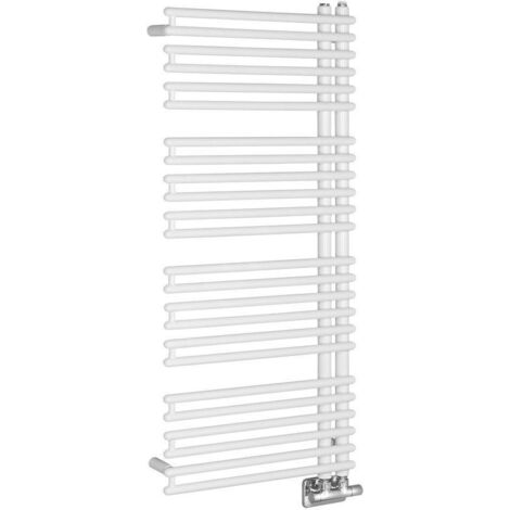 Aqualine Tubini - Sèche-serviettes 496x1126 mm, 529 W, blanc DC300T