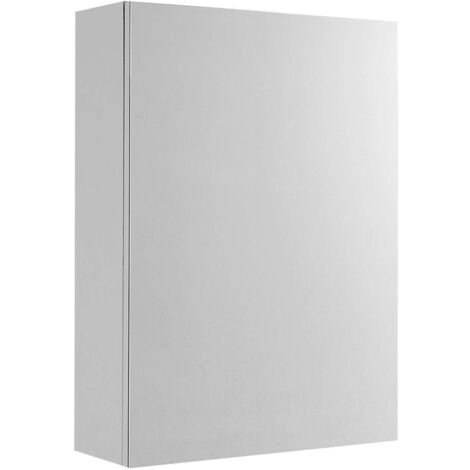 Aqualine Vega - Armadio a specchio 50x70x18 cm, bianco VG050