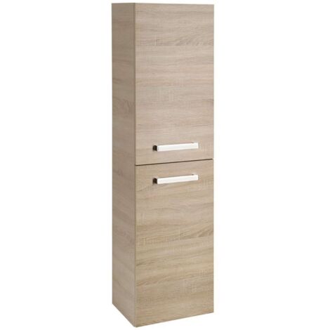 Aqualine Vega - Armario alto, 40x150x31 cm, roble VG960