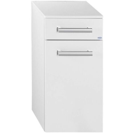 Aqualine Vega - Armario con cesta, 40x78x31 cm, blanco VG078