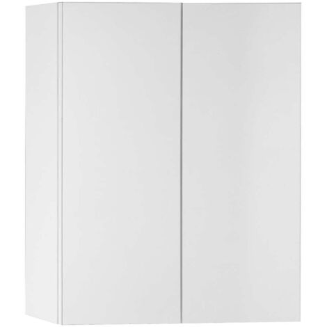 Aqualine Vega - Galería con espejo, 60x70x18 cm, blanco VG060