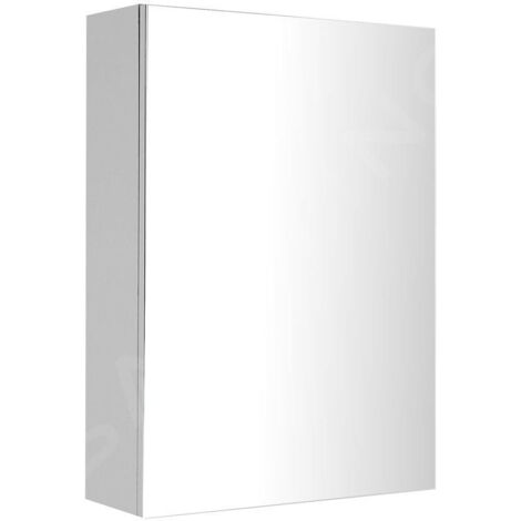 Aqualine Vega - Galerie 400x700x180 mm, 1 porte, charnières à gauche, blanc VG040