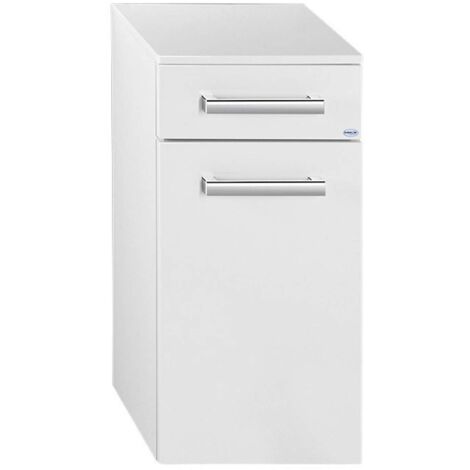 Aqualine Vega - Schrank mit Korb, 40x78x31 cm, weiß VG078