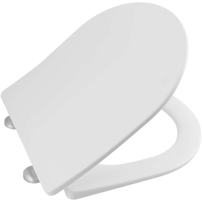 Aqualine - Vermet - Siège wc, Slim, SoftClose, blanc VRS008