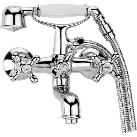 Aqualine Victoria - Mitigeur de baignoire avec accessoires, chrome VC10