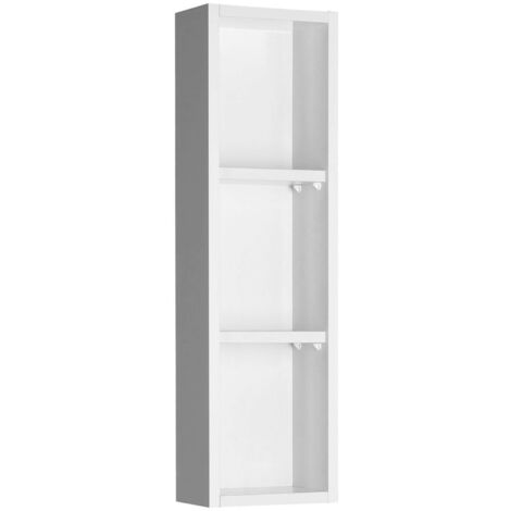 Aqualine Zoja - Armario colgante 20x70x12 cm, blanco 45463