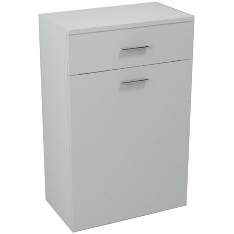 Aqualine Zoja - Armario inferior con cesta 50x78x29 cm, blanco 51310